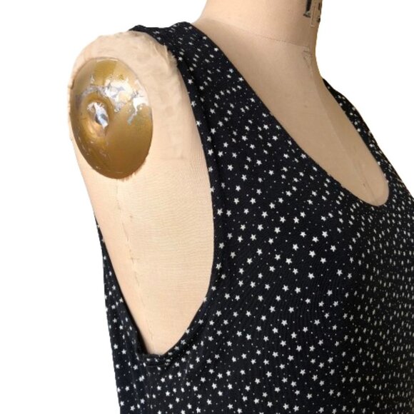 90s vintage maxi tank dress with stars print - Picture 2 of 15